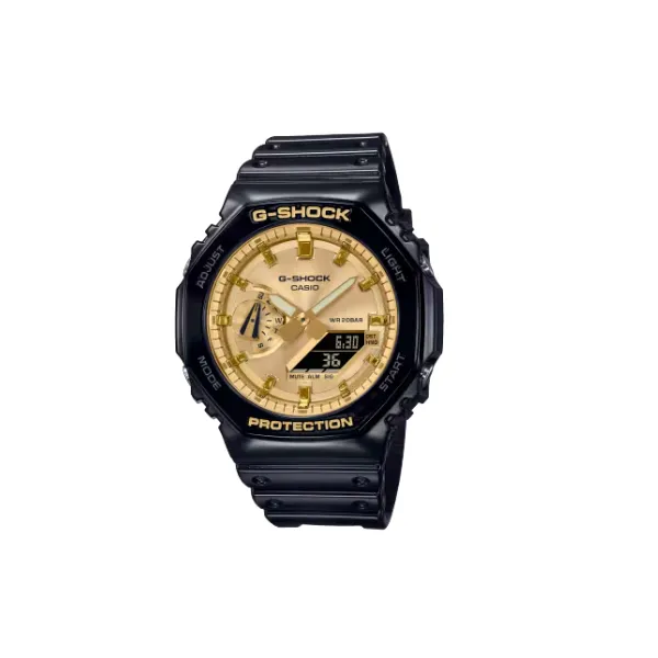 2100 Series: GA2100GB-1A – Sleek Metallic Elegance with G-SHOCK Toughness Marc Robinson Jewelers Round Rock, TX