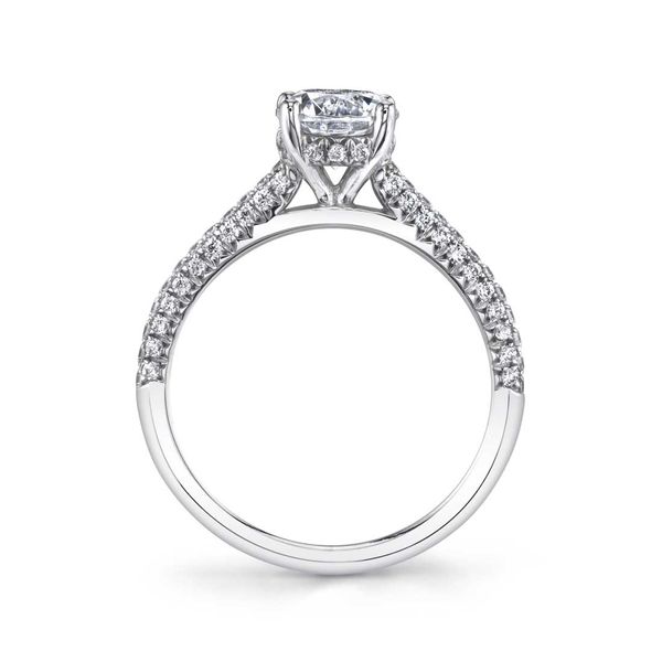 ELIENOR - MICRO PAVE SOLITAIRE ENGAGEMENT RING Image 2 Mark Allen Jewelers Santa Rosa, CA