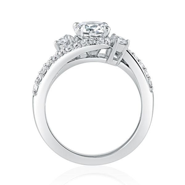 White Gold Diamond Engagement Ring Image 2 Mark Allen Jewelers Santa Rosa, CA