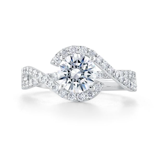 White Gold Diamond Engagement Ring Mark Allen Jewelers Santa Rosa, CA