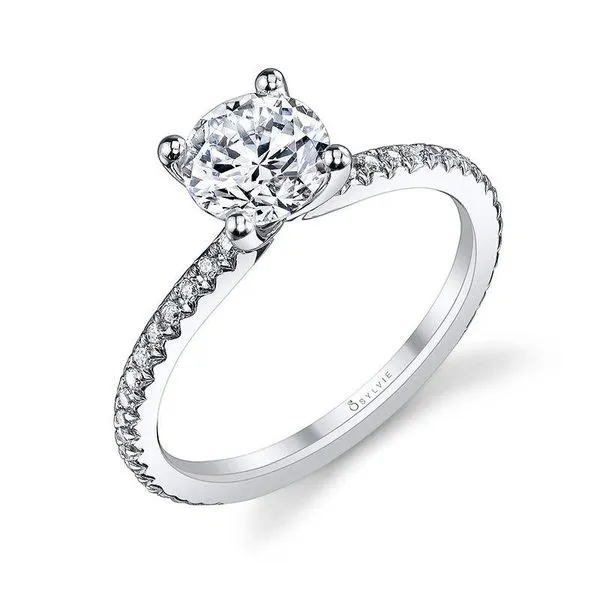 ADORLEE – ROUND SOLITAIRE ENGAGEMENT RING Mark Allen Jewelers Santa Rosa, CA