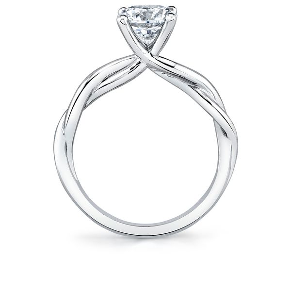YASMINE - Twist Engagement Ring Image 2 Mark Allen Jewelers Santa Rosa, CA