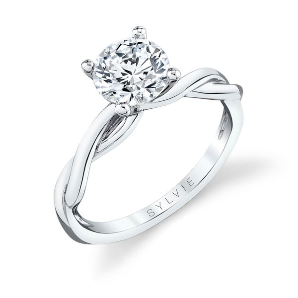 YASMINE - Twist Engagement Ring Mark Allen Jewelers Santa Rosa, CA