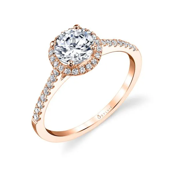 JENNY - ROUND HALO ENGAGEMENT RING Image 4 Mark Allen Jewelers Santa Rosa, CA