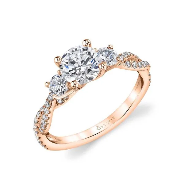 gina - Three stone engagement ring - Gina Image 4 Mark Allen Jewelers Santa Rosa, CA
