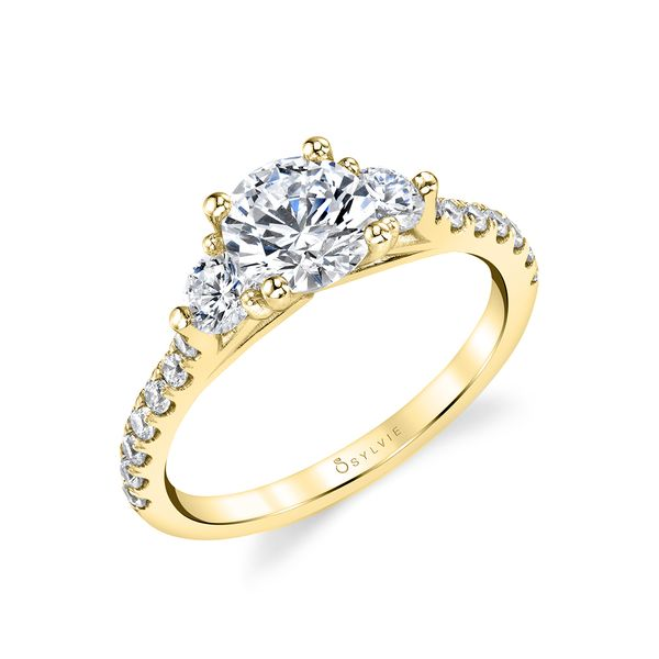 Three stone engagement ring - Tatianna Image 3 Mark Allen Jewelers Santa Rosa, CA