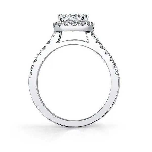 CHANTELLE â€“ CLASSIC ROUND HALO ENGAGEMENT RING Image 2 Mark Allen Jewelers Santa Rosa, CA