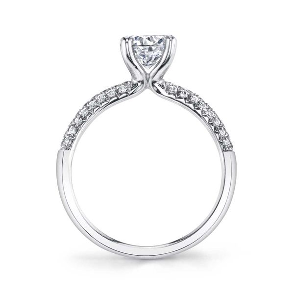 Classic pave engagement ring Image 2 Mark Allen Jewelers Santa Rosa, CA