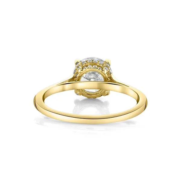 CARTER - Round Cut Solitaire Hidden Halo Engagement Ring Image 3 Mark Allen Jewelers Santa Rosa, CA
