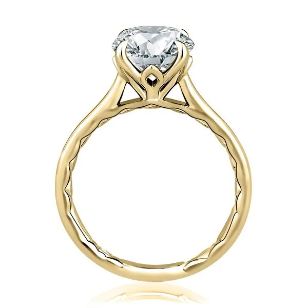 14K Yellow Gold Solitaire Diamond Engagement Ring Image 3 Mark Allen Jewelers Santa Rosa, CA