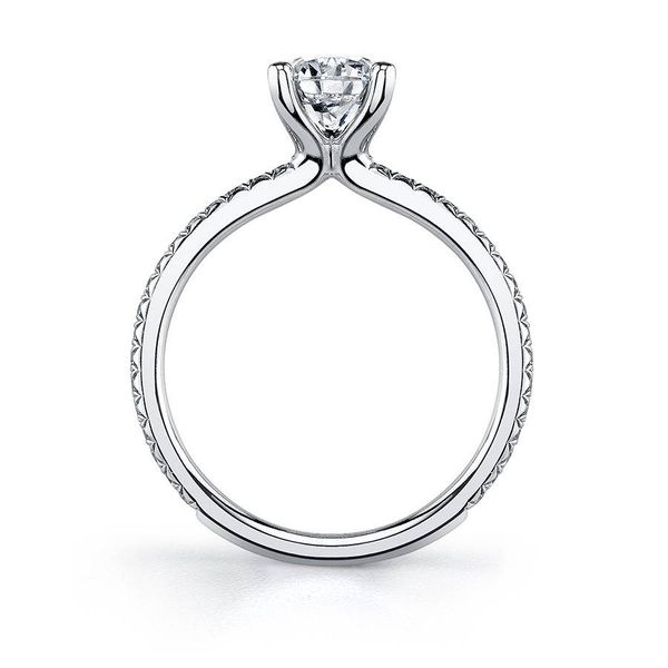 ADORLEE - ROUND SOLITAIRE YELLOW GOLD ENGAGEMENT RING Image 3 Mark Allen Jewelers Santa Rosa, CA
