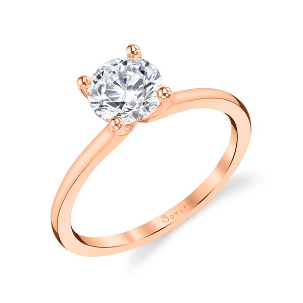 Round Cut Solitaire Engagement Ring - Amelia Image 3 Mark Allen Jewelers Santa Rosa, CA