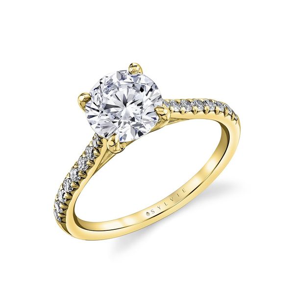 Tulira Vine Prong Engagement Ring - Terra Mark Allen Jewelers Santa Rosa, CA