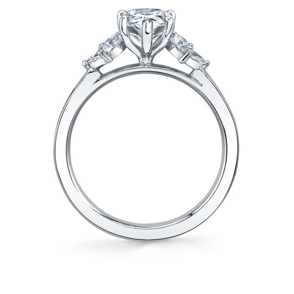 DARBY - Pear Cut Multi Side Stone Engagement Ring Image 3 Mark Allen Jewelers Santa Rosa, CA