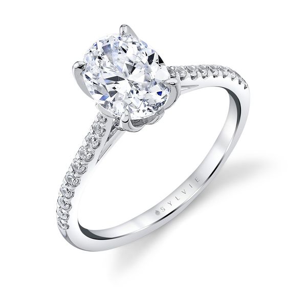 Tulira Petal Prong Diamond Engagement Ring - Willow Image 2 Mark Allen Jewelers Santa Rosa, CA