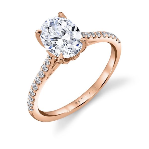 Tulira Petal Prong Diamond Engagement Ring - Willow Image 3 Mark Allen Jewelers Santa Rosa, CA