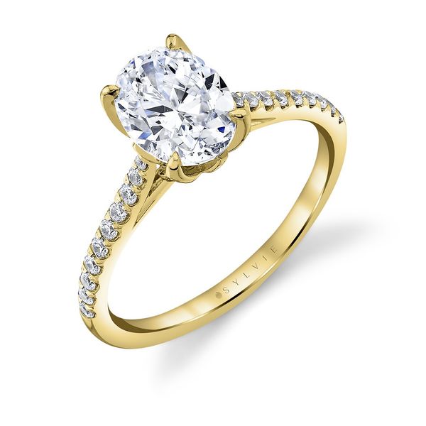 Tulira Petal Prong Diamond Engagement Ring - Willow Mark Allen Jewelers Santa Rosa, CA