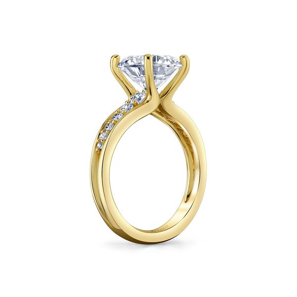 Auravie Channel Set Graduated Diamond Engagement Ring - Kalla Image 5 Mark Allen Jewelers Santa Rosa, CA
