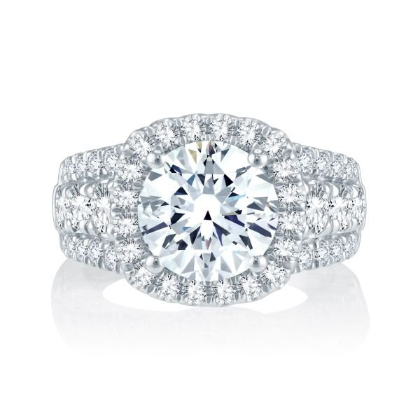 2.07ct (4.07ct total) Diamond Engagement Ring Mark Allen Jewelers Santa Rosa, CA