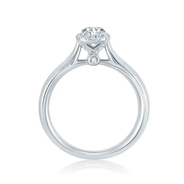Halo Diamond Engagement Ring Image 3 Mark Allen Jewelers Santa Rosa, CA