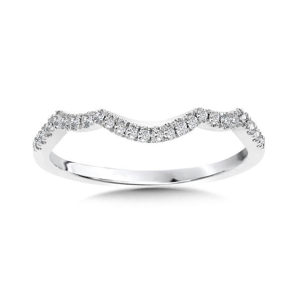 White Gold Double Halo Engagement Ring & Wedding Band Set Image 2 Mark Allen Jewelers Santa Rosa, CA