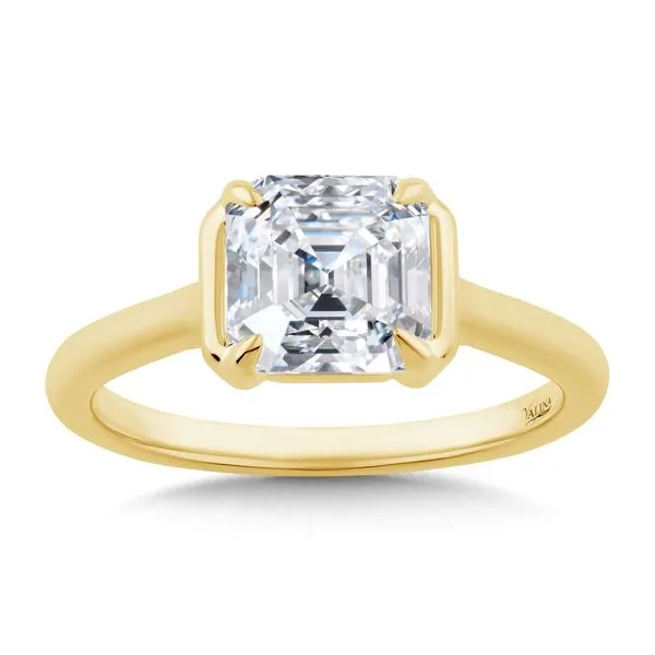 Radiant-Cut Diamond Engagement Ring in 14K Yellow Gold Mark Allen Jewelers Santa Rosa, CA