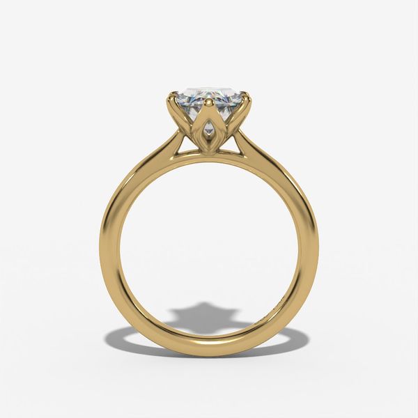 2.10ct Dutch Cut Marquise Lab Grown Diamond Solitaire Engagement Ring in 14K Yellow Gold Image 3 Mark Allen Jewelers Santa Rosa, CA