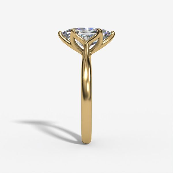 2.10ct Dutch Cut Marquise Lab Grown Diamond Solitaire Engagement Ring in 14K Yellow Gold Image 4 Mark Allen Jewelers Santa Rosa, CA