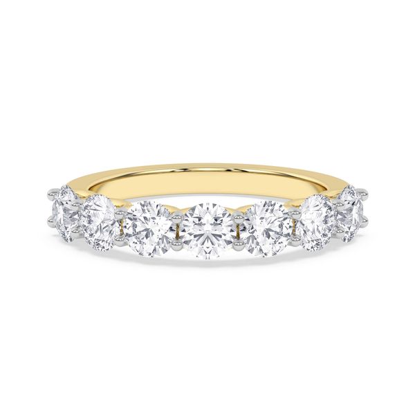 2 CTW Lab-Grown Diamond Seven-Stone Ring – 14K Yellow Gold Image 2 Mark Allen Jewelers Santa Rosa, CA
