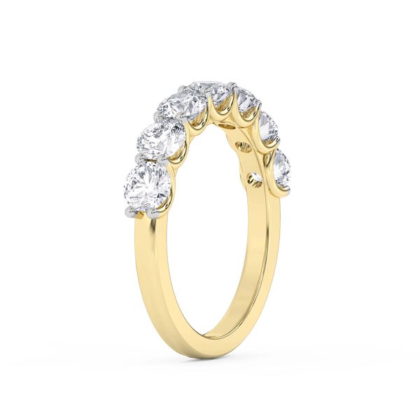 2 CTW Lab-Grown Diamond Seven-Stone Ring – 14K Yellow Gold Image 3 Mark Allen Jewelers Santa Rosa, CA