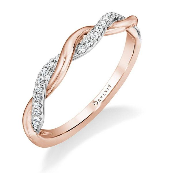 MODERN SPIRAL WEDDING BAND Image 3 Mark Allen Jewelers Santa Rosa, CA