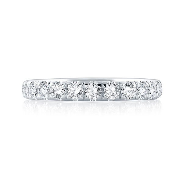 White Gold Diamond Band Image 2 Mark Allen Jewelers Santa Rosa, CA