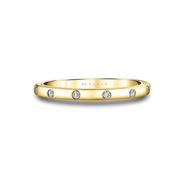 Iconelle Shell Flush Set Wedding Ring – Sedona Image 2 Mark Allen Jewelers Santa Rosa, CA