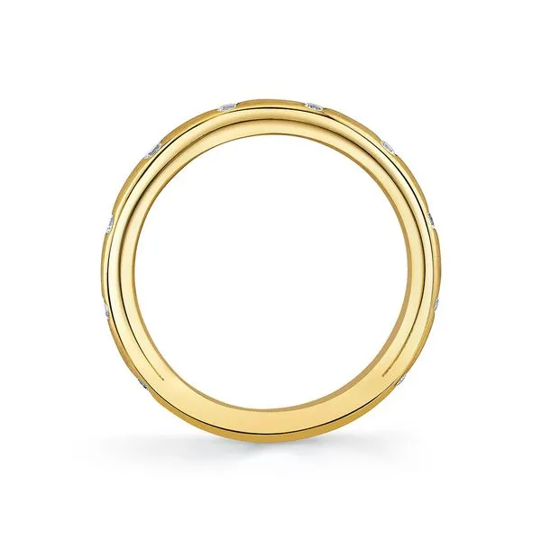 Iconelle Shell Flush Set Wedding Ring – Sedona Image 3 Mark Allen Jewelers Santa Rosa, CA