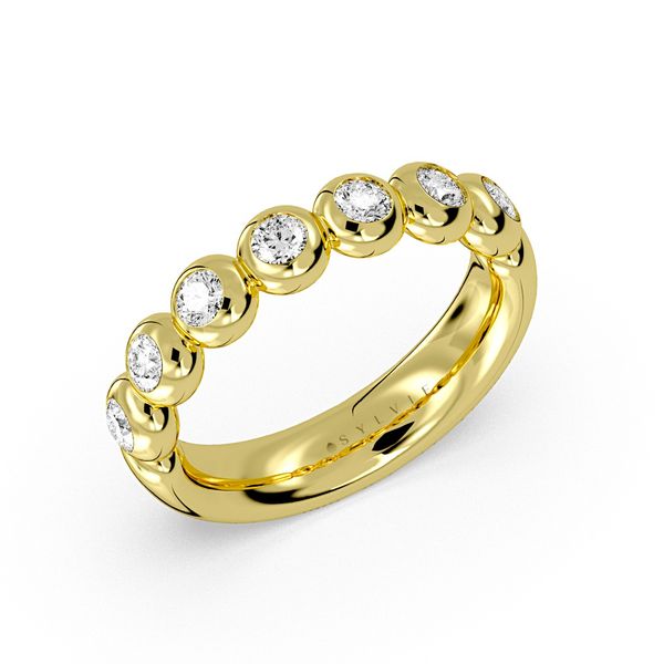 Bezel Diamond Band Mark Allen Jewelers Santa Rosa, CA