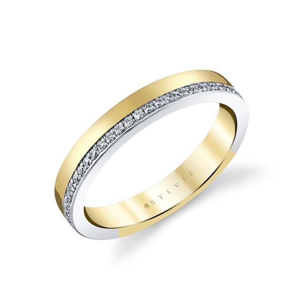 Two-Tone Diamond Band Mark Allen Jewelers Santa Rosa, CA