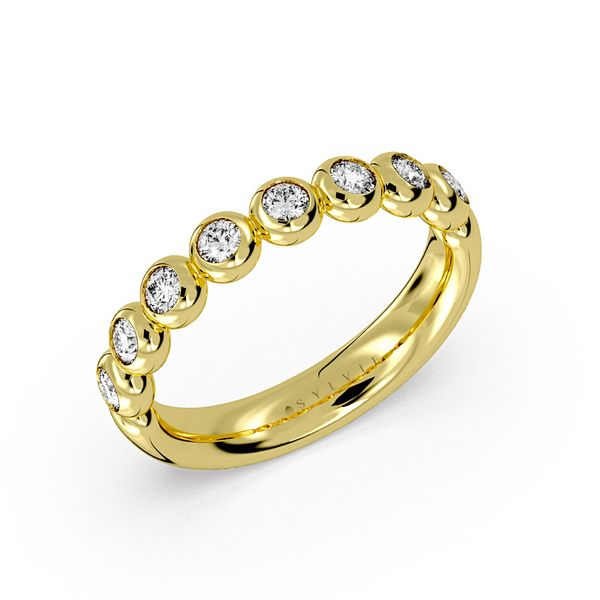 Bezel Diamond Band Mark Allen Jewelers Santa Rosa, CA