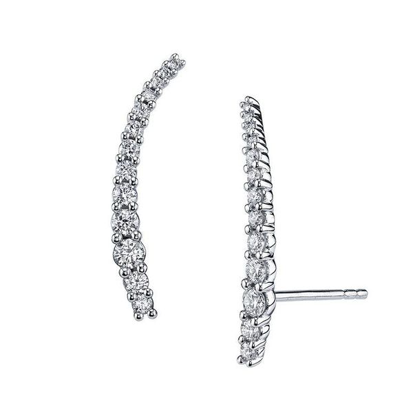 ELEGANT DIAMOND EAR CLIMBER Mark Allen Jewelers Santa Rosa, CA