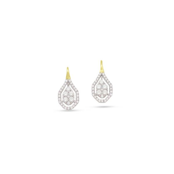 14k White Gold Diamond Earrings Mark Allen Jewelers Santa Rosa, CA
