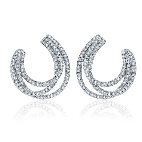 Fire & Ice Diamond Earrings Mark Allen Jewelers Santa Rosa, CA