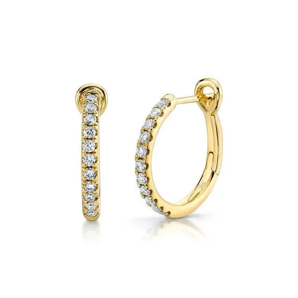 Small Diamond Hoop Earrings Mark Allen Jewelers Santa Rosa, CA