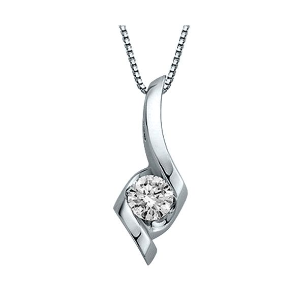 White Gold Diamond Necklace Mark Allen Jewelers Santa Rosa, CA