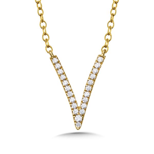 V-SHAPED DIAMOND NECKLACE Mark Allen Jewelers Santa Rosa, CA