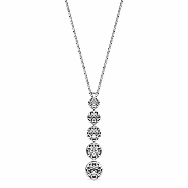 White Gold Diamond Necklace .50ct Mark Allen Jewelers Santa Rosa, CA