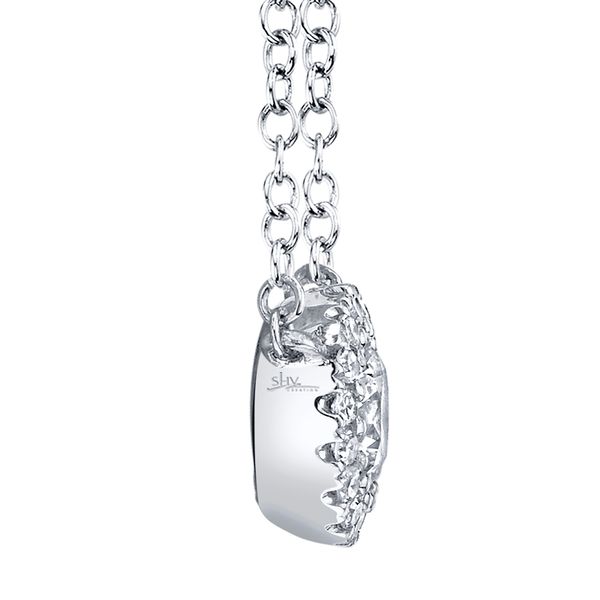 .25ct Round Diamond Halo Necklace Image 2 Mark Allen Jewelers Santa Rosa, CA
