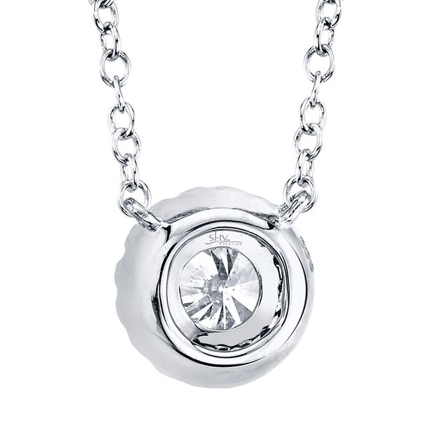 .25ct Round Diamond Halo Necklace Image 3 Mark Allen Jewelers Santa Rosa, CA