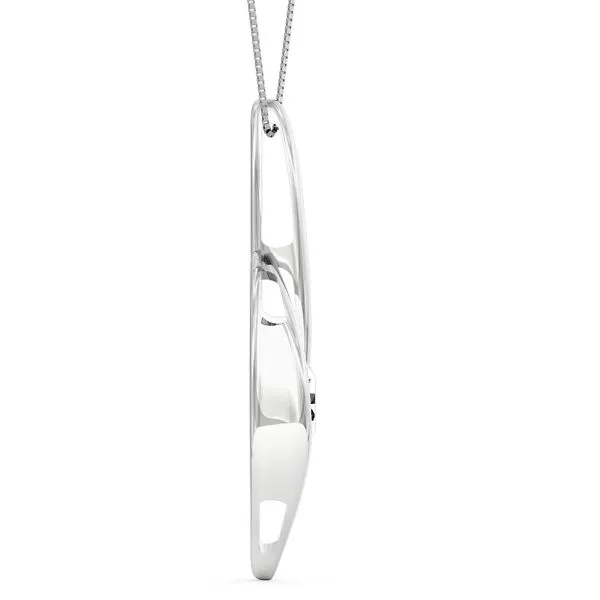 14k White Gold Diamond Pendant .30ct Image 2 Mark Allen Jewelers Santa Rosa, CA