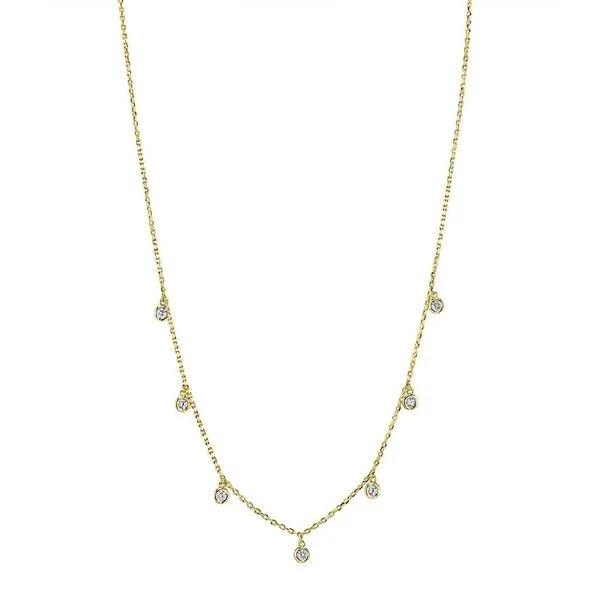 Yellow Gold Diamonds By The Yard Necklace Mark Allen Jewelers Santa Rosa, CA