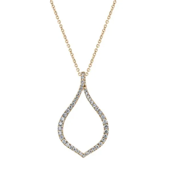 Diamond Teardrop Necklace Mark Allen Jewelers Santa Rosa, CA
