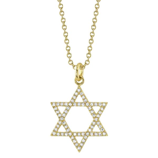 Star of David Diamond Pendant Mark Allen Jewelers Santa Rosa, CA